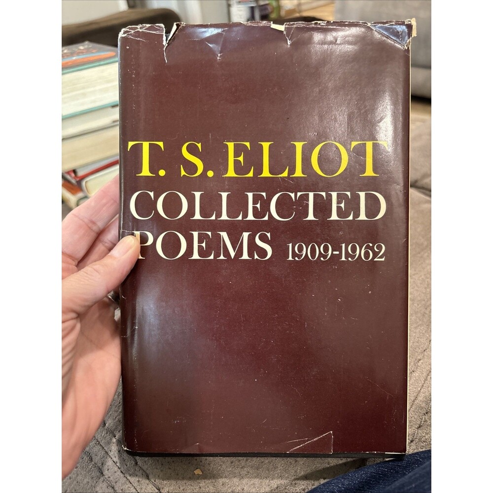 Collected Poems 1909-1962 T. S. Eliot Harcourt Brace HC DJ Collection Book 1970 - Picture 1 of 9